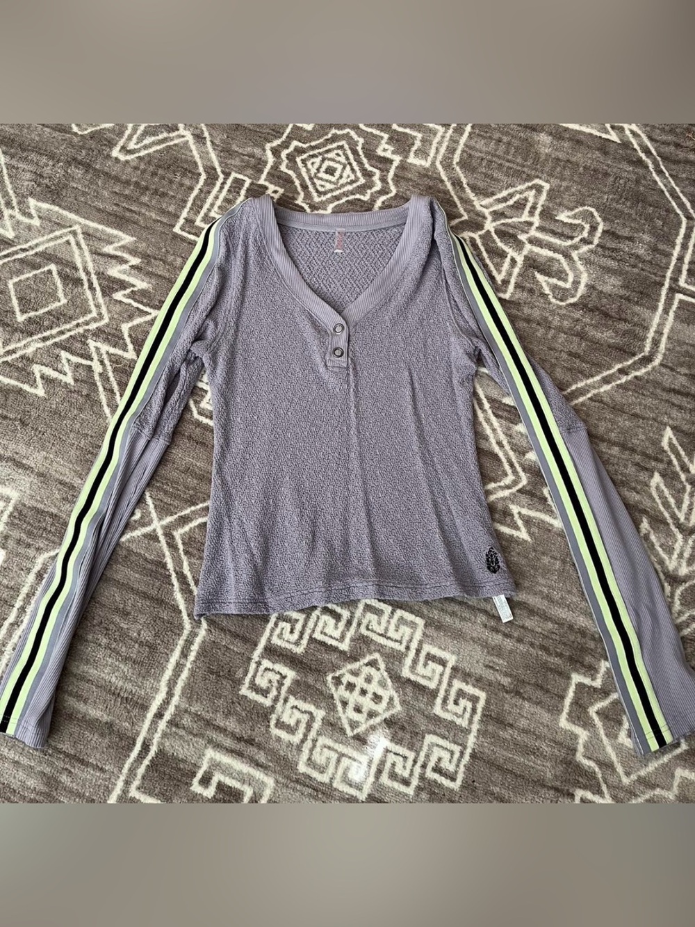 Free People Recovery Layer Purple Top